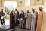 غبار روبی گلزارشهداء همزمان باآغاز هفته دفاع مقدس در ملایر‎