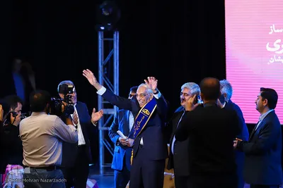 آیین نکوداشت خیّر ملی مدرسه ساز مردانی آذر‎