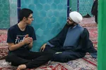 اعتکاف دانش آموزی در مسجد جامع یزد‎