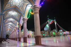 مسجد مقدس جمکران  کی چراغانی