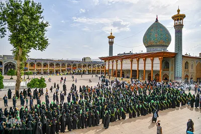 گلباران حرم مطهر حضرت شاهچراغ (ع)‎‎