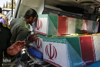 استقبال از 9 شهیدگمنام دوران دفاع مقدس ـ شيراز