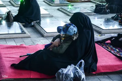 مراسم دعای عرفه در گلزارشهدای وادی رحمت تبریز