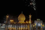نورافشانی آسمان حرم شاهچراغ(ع)