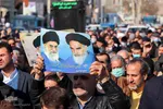 راهپیمایی مردم ملایر در پی اهانت نشريه فرانسوی به مرجعیت
