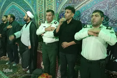 برگزاری یادواره شهدا و تجلیل از خانواده شهدای نیروی انتظامی منطقه ارسباران در شهرستان اهر