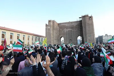 اجرای «سلام فرمانده» به زبان آذری در تبریز