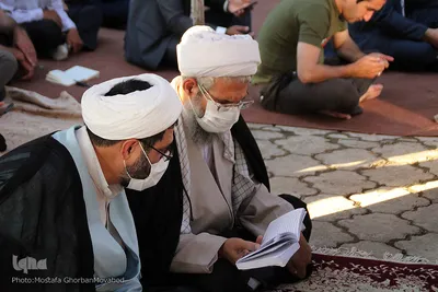 مراسم معنوی دعای عرفه در اهر