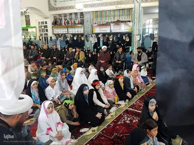 عزاداری و اجتماع حماسی نوجوانان و جوانان امام رضایی در اهر