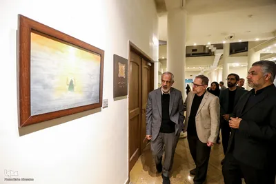 آیین افتتاحیه نمایشگاه هنرهای قرآنی «ضحی»