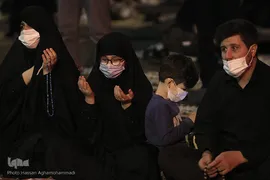 مراسم معنوی احیای شب قدر بیست و یکم ماه مبارک رمضان در میدان فلسطین