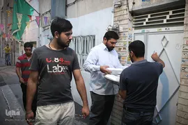 سفره افطار کریم اهل‌بیت(ع)در کوچه پس کوچه‌های جنوب تهران
