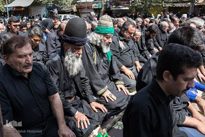 مراسم عزاداری ظهر عاشورا در قزوین