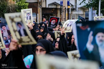 حرکت دسته عزاداری به مناسبت شهادت شهید جمهور و یاران