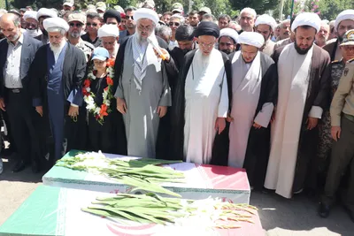 ملایر میزبان پیکر پاک دو شهید مدافع آسمان ایران‎