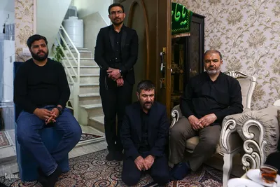 دیدار با خانواده شهدای جنگ رمضان