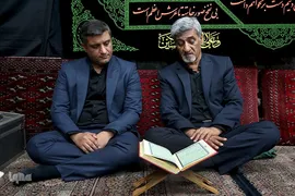 امین پویا، قاری بین المللی قرآن کریم در کنار پدر خود
