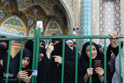 تشییع پیکر شهدای مدافع حرم در قم
