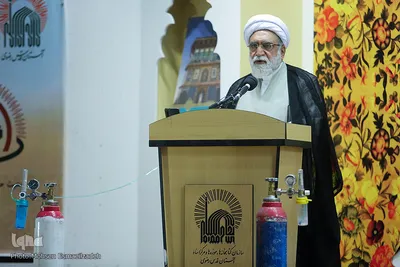 آیین تجلیل از جانبازان شیمیایی در حرم رضوی
