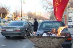 برپایی ایستگاه صلواتی شعبانيه در ملایر‎
