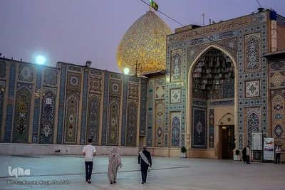 مراسم بزرگداشت روز مباهله در حرم مطهر حضرت شاهچراغ(ع)‎‎