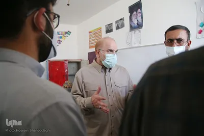 بازدید قالیباف از اردوی جهادی شهید کاظمی آشتیانی