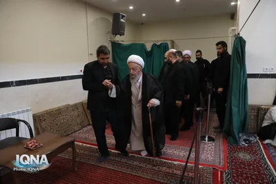 عزاداری روز شهادت امام رضا در دفتر مراجع