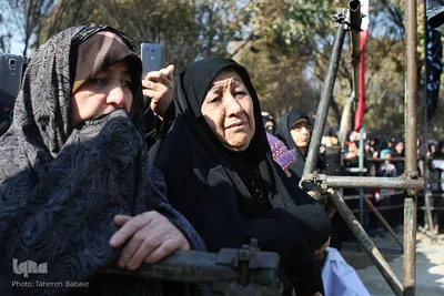 تشییع پیکر دو شهید گمنام در نعمت آباد تهران