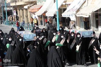 استقبال و تشییع چهار شهید گمنام در یزد‎