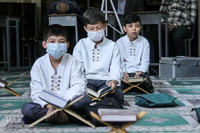 محفل انس با قران در مسجد صاحب‌الزمان سعادت آباد