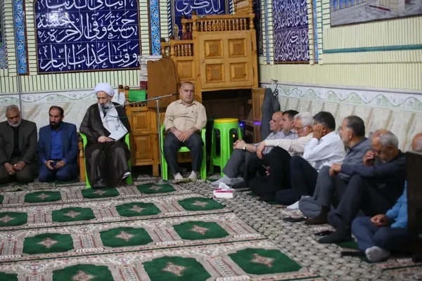 نشست پیشکسوتان دفاع مقدس با عنوان بزرگداشت شهدای خدمت که در منطقه بالاتجن قائم‌شهر