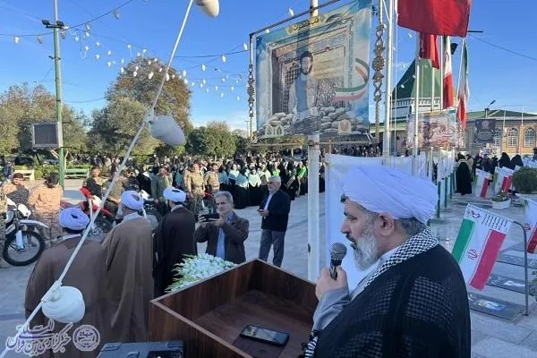 آیین غبارروبی مزار شهدا در بابلسر
