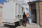 خدمت رسانی گروه های جهادی طلاب و روحانیون سمنان به بیماران کرونا