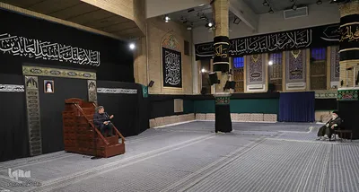 مراسم عزاداری شهادت امام سجاد (ع) در حسینیه امام خمینی(ره)