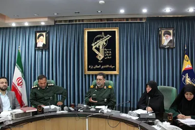 نشست خبری فرمانده سپاه الغدیر یزد