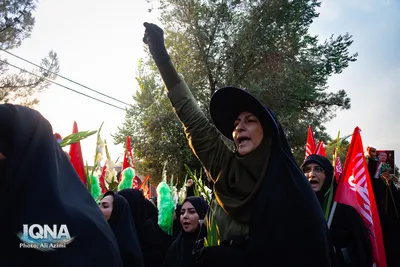 قافله عزاداری سالروز شهادت امام رضا(ع) در اصفهان
