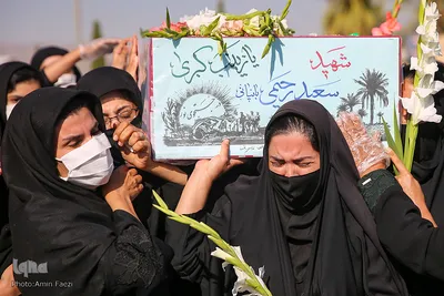 استقبال از دو شهید دفاع مقدس در شیراز