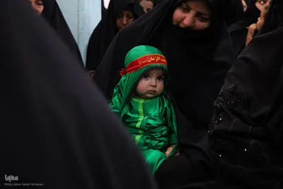مراسم شیرخوارگان حسینی در امامزاده سیدمحسن(ع) تیرانچی
