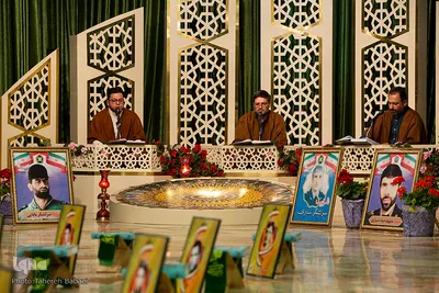 مراسم ترتیل خوانی قرآن در امامزاده صالح