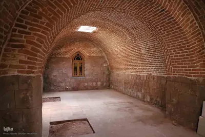 کاروانسرای شاه عباسی گویجه بئل جاده اهر_ تبریز