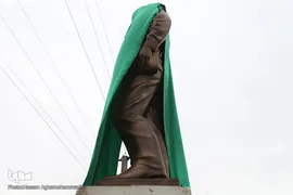 مراسم رونمایی از تندیس سپهبد شهید، سردار حاج قاسم سلیمانی در تقاطع بزرگراه شهید قاسم سلیمانی و بزرگراه شهید مدرس