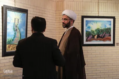 آئین افتتاحیه نمایشگاه هنرهای تجسمی نور در موزه ملی قرآن کریم
