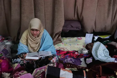 مراسم اعتکاف در مسجد دانشگاه تبریز