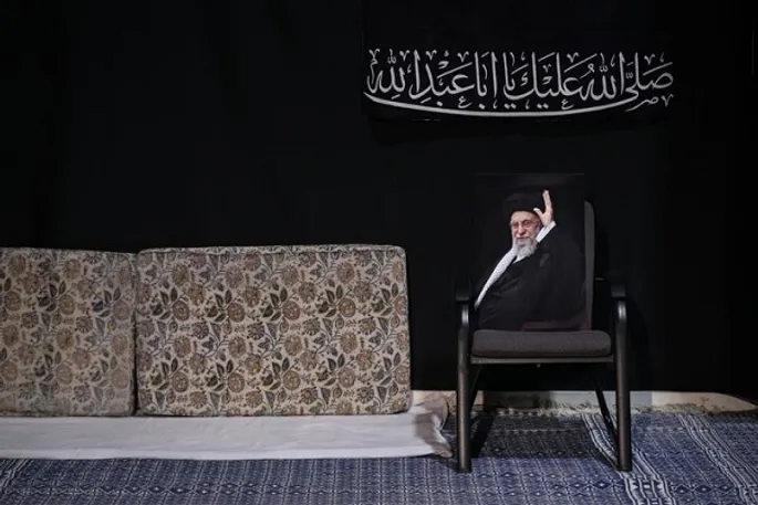 اولین شب مراسم عزاداری ماه محرم در جوار محل عروج قائد شهید برگزار شد