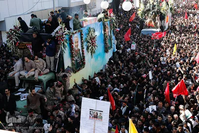 تشییع پیکر مطهر شهید سپهبد سلیمانی در کرمان