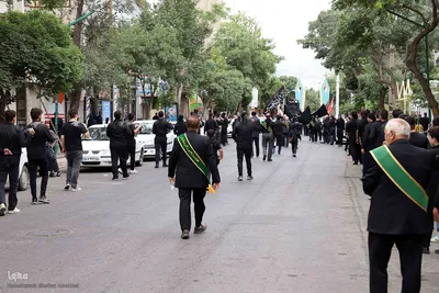 مراسم عزاداری عاشورای حسینی در شهرستان اهر