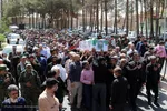 مراسم تشییع پیکر شهید «علی یاری» در بیرجند