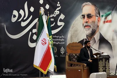نخستین سالگرد دانشمند شهید محسن فخری زاده در حرم مطهر شاهچراغ (ع)‎‎