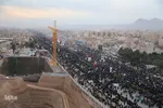 مراسم تشییع پیکر پاک شهید سپهبد قاسم سلیمانی در جوار کریمه اهل بیت(ع)