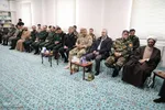 دیدار فرماندهان نظامی و انتظامی با نماینده ولی فقیه در آذربایجان غربی‎